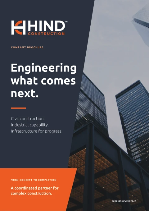 Hind Construction company brochure: Engineering what comes next